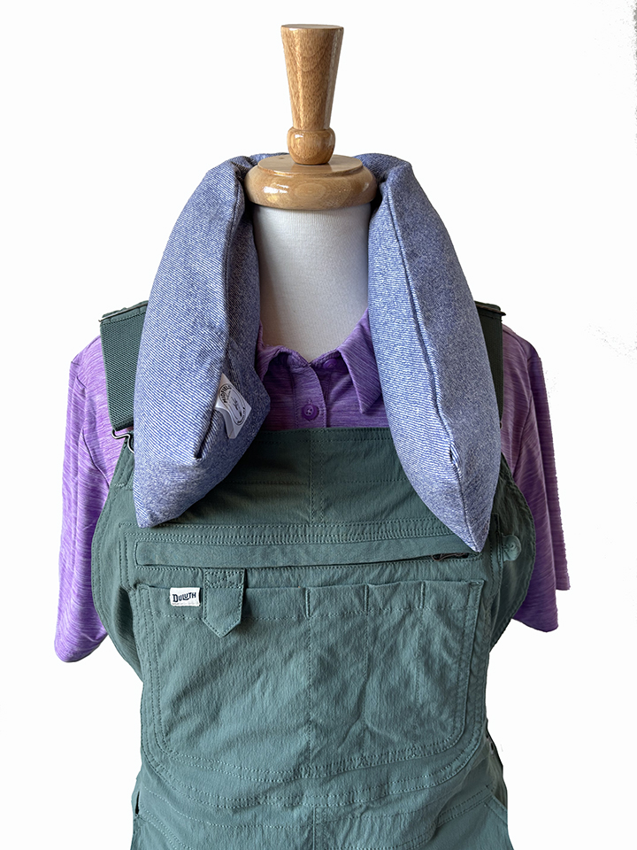 Flaxseed & Lavender Neck Wrap (Blue)
