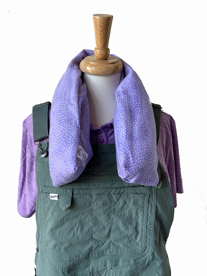 Flaxseed & Lavender Neck Wrap (Purple)